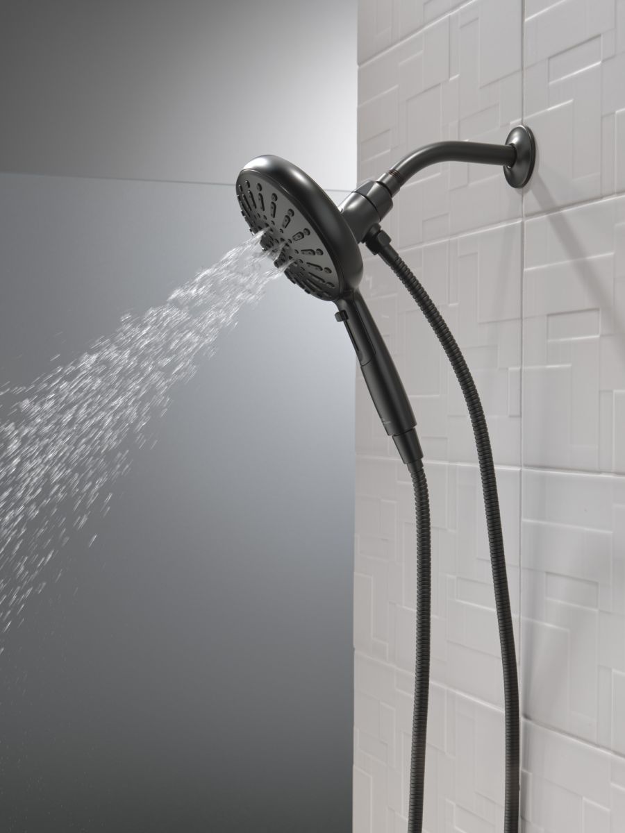 DELTA Universal Showering Components 7-Setting SureDock Magnetic Hand Shower — Matte Black