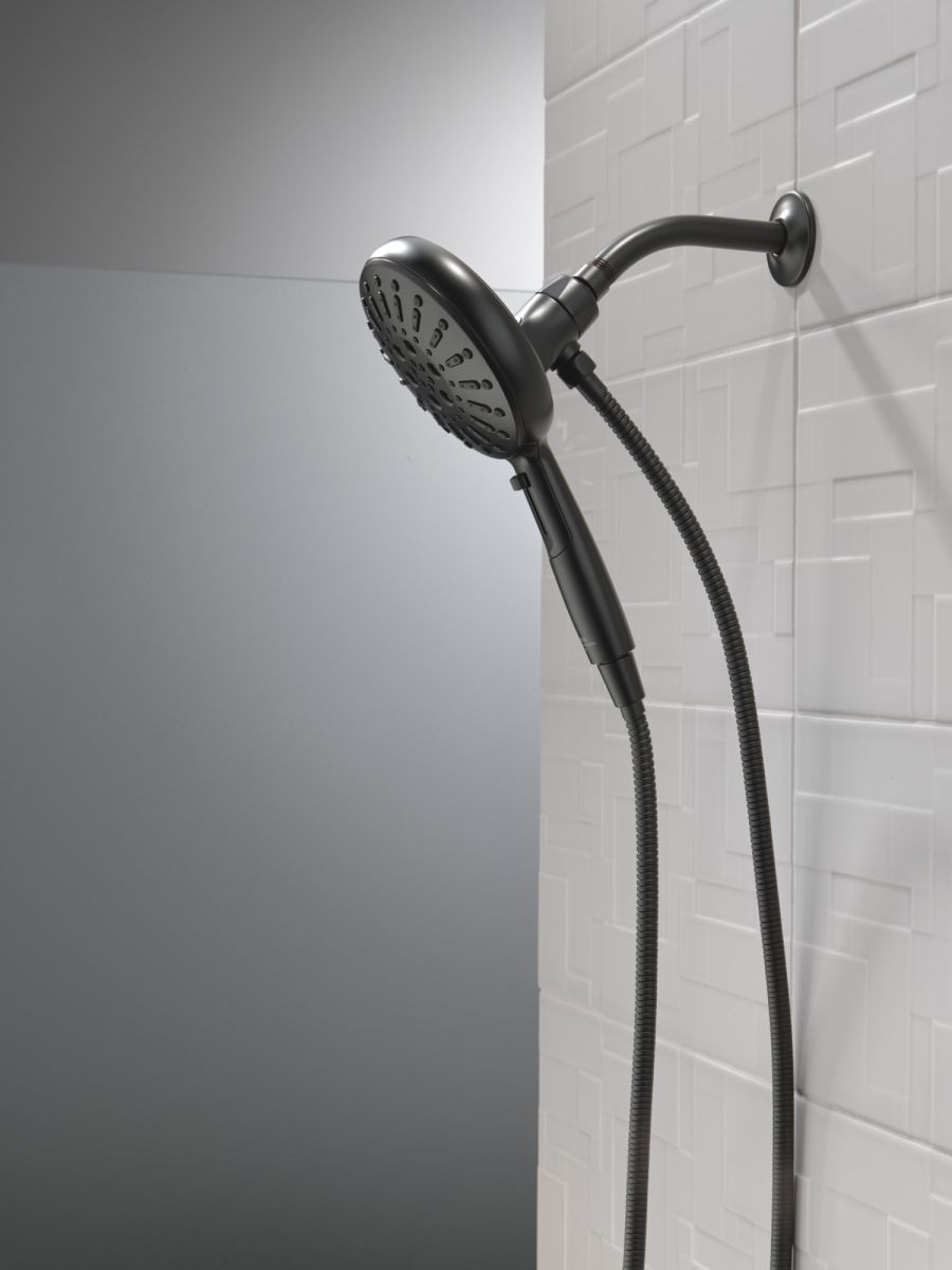 DELTA Universal Showering Components 7-Setting SureDock Magnetic Hand Shower — Matte Black