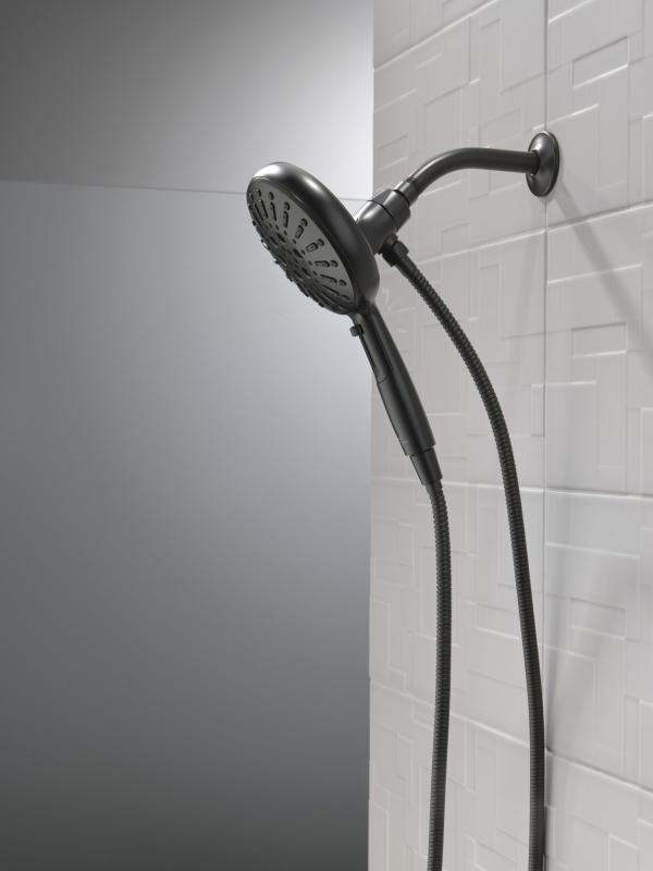 DELTA Universal Showering Components 7-Setting SureDock Magnetic Hand Shower — Matte Black