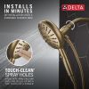 DELTA Universal Showering Components 7-Setting SureDock Magnetic Hand Shower — Lumicoat® Champagne Bronze