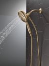 DELTA Universal Showering Components 7-Setting SureDock Magnetic Hand Shower — Lumicoat® Champagne Bronze