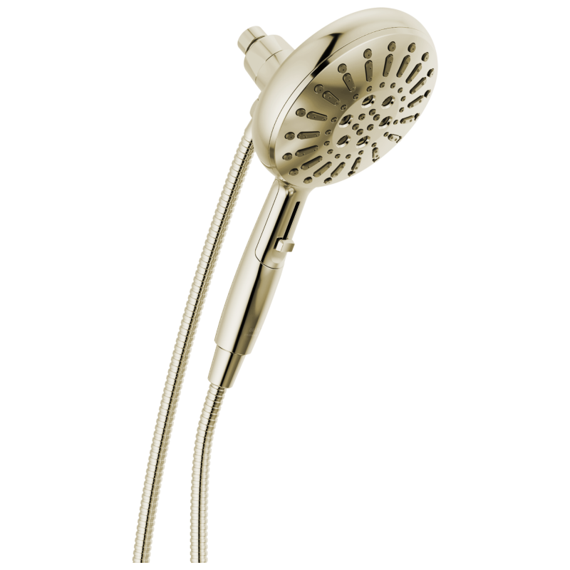 DELTA Universal Showering Components 7-Setting SureDock Magnetic Hand Shower — Lumicoat® Polished Nickel
