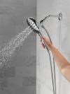 DELTA Universal Showering Components 7-Setting SureDock Magnetic Hand Shower — Lumicoat® Chrome
