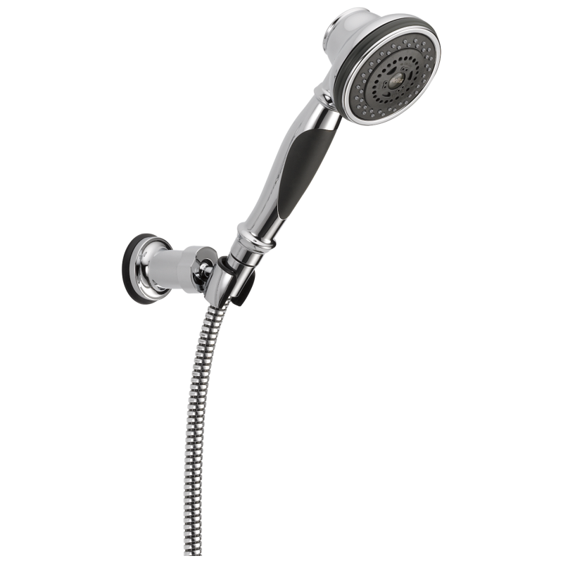 DELTA Other Premium Adjustable 3-Setting Wall Mount Hand Shower — Chrome