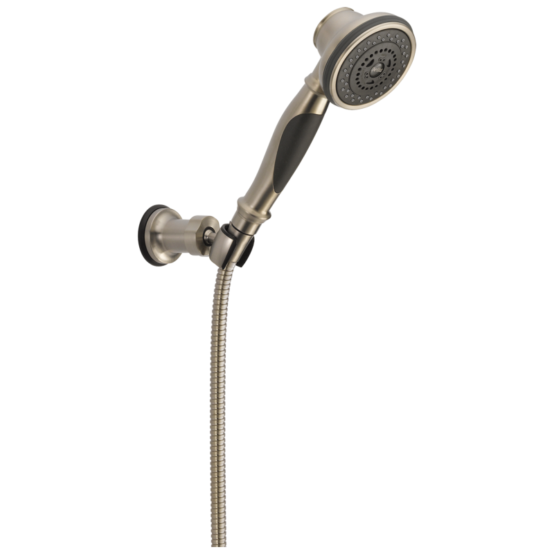DELTA Other Premium Adjustable 3-Setting Wall Mount Hand Shower — Stainless