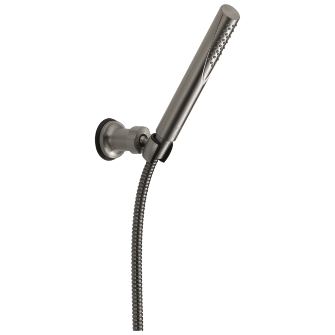 DELTA Grail Premium Single-Setting Adjustable Wall Mount Hand Shower — Black Stainless