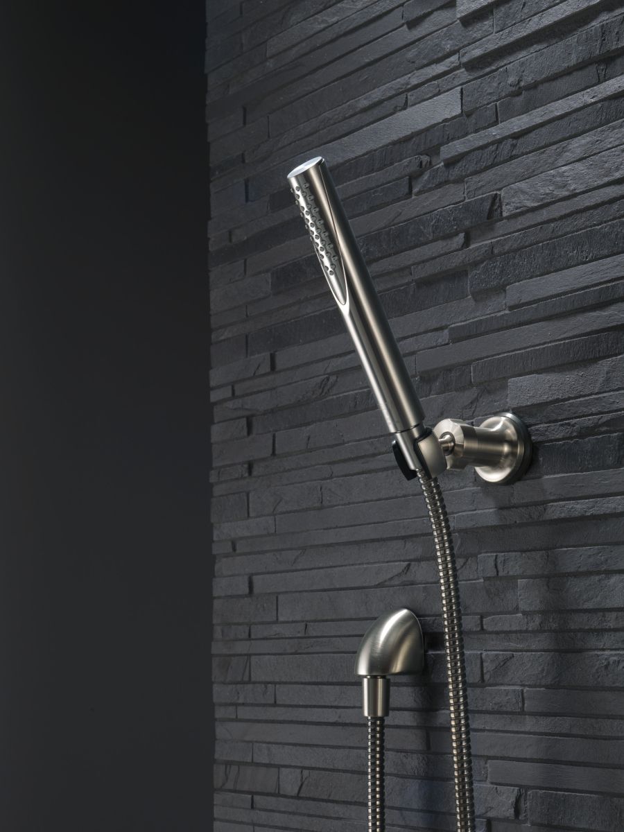 DELTA Grail Premium Single-Setting Adjustable Wall Mount Hand Shower — Stainless