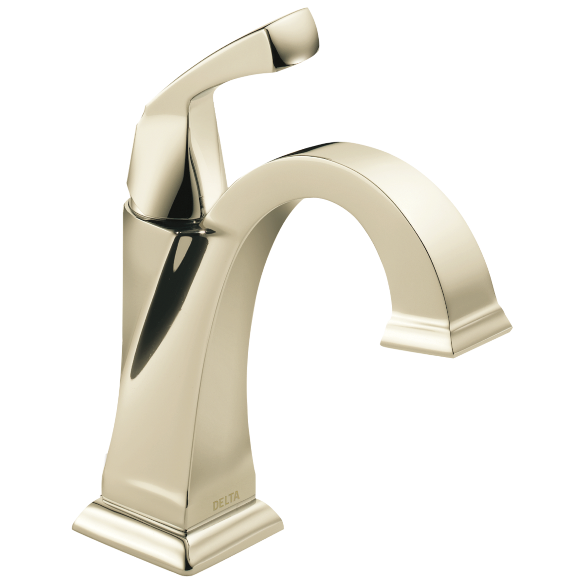 DELTA Dryden Single Handle Bathroom Faucet — Polished Nickel