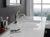 DELTA Dryden Single Handle Bathroom Faucet — Stainless