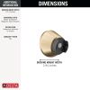 DELTA Universal Showering Components SureDock Magnetic Docking Mount — Lumicoat® Champagne Bronze