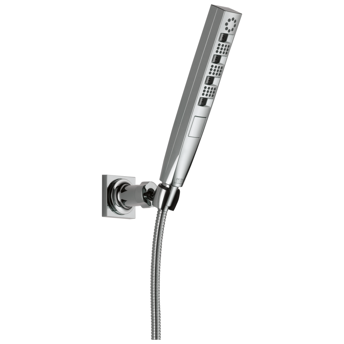 DELTA Universal Showering Components H2OKINETIC 4-Setting Wall Mount Hand Shower — Lumicoat® Chrome