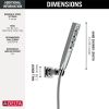 DELTA Universal Showering Components H2OKINETIC 4-Setting Wall Mount Hand Shower — Lumicoat® Chrome