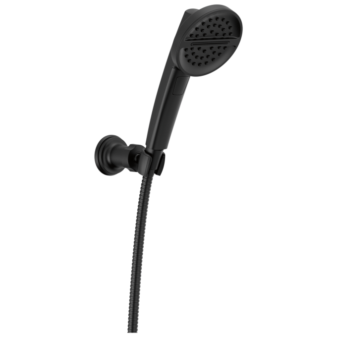 DELTA Universal Showering Components 3-Setting Wall Mount Handshower — Matte Black