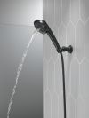 DELTA Universal Showering Components 3-Setting Wall Mount Handshower — Matte Black