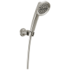 DELTA Universal Showering Components 3-Setting Wall Mount Handshower — Lumicoat® Stainless
