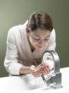 DELTA Vero Single Handle Bathroom Faucet — Stainless