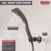 DELTA Universal Showering Components H2OKINETIC Single-Setting Adjustable Wall Mount Hand Shower — Stainless