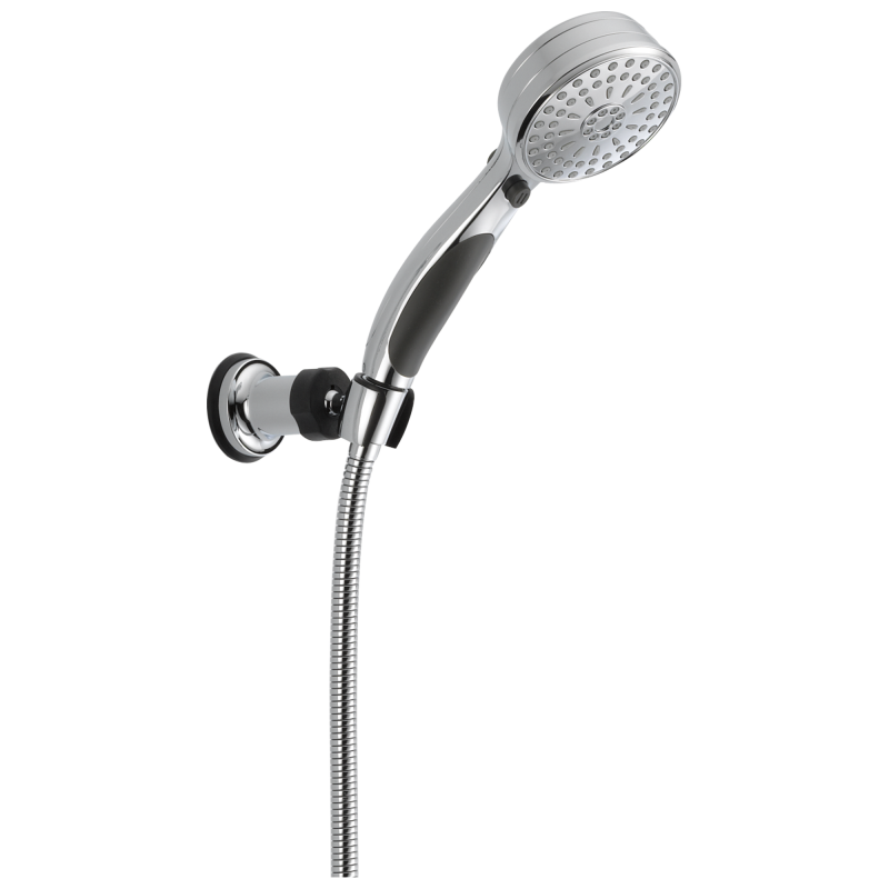 DELTA Universal Showering Components ActivTouch 9-Setting Adjustable Wall Mount Hand Shower — Chrome