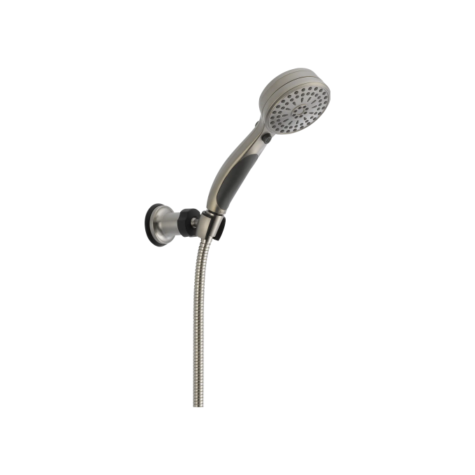 DELTA Universal Showering Components ActivTouch 9-Setting Adjustable Wall Mount Hand Shower — Stainless