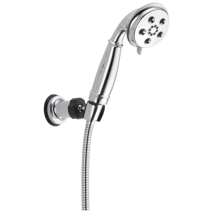 DELTA Universal Showering Components H2OKINETIC 3-Setting Adjustable Wall Mount Hand Shower — Chrome