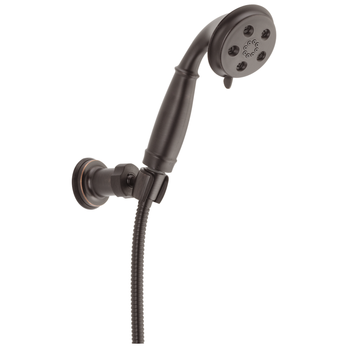 DELTA Universal Showering Components H2OKINETIC 3-Setting Adjustable Wall Mount Hand Shower — Venetian Bronze