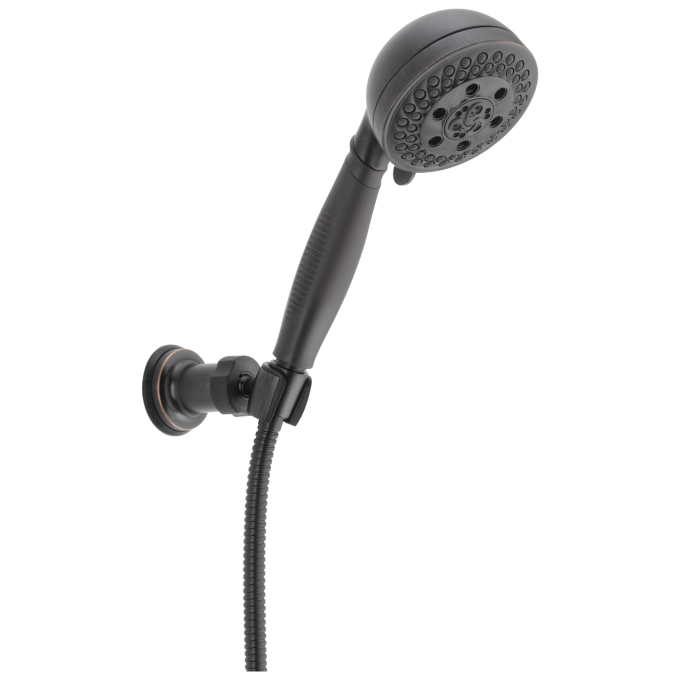 DELTA Universal Showering Components H2OKINETIC 5-Setting Adjustable Wall Mount Hand Shower — Venetian Bronze
