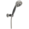 DELTA Universal Showering Components H2OKINETIC 5-Setting Adjustable Wall Mount Hand Shower — Stainless