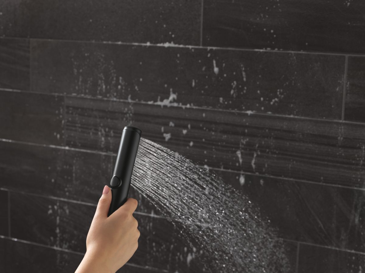 DELTA Universal Showering Components 2-Setting Hand Shower with ProClean Spray – Wall Mount — Matte Black