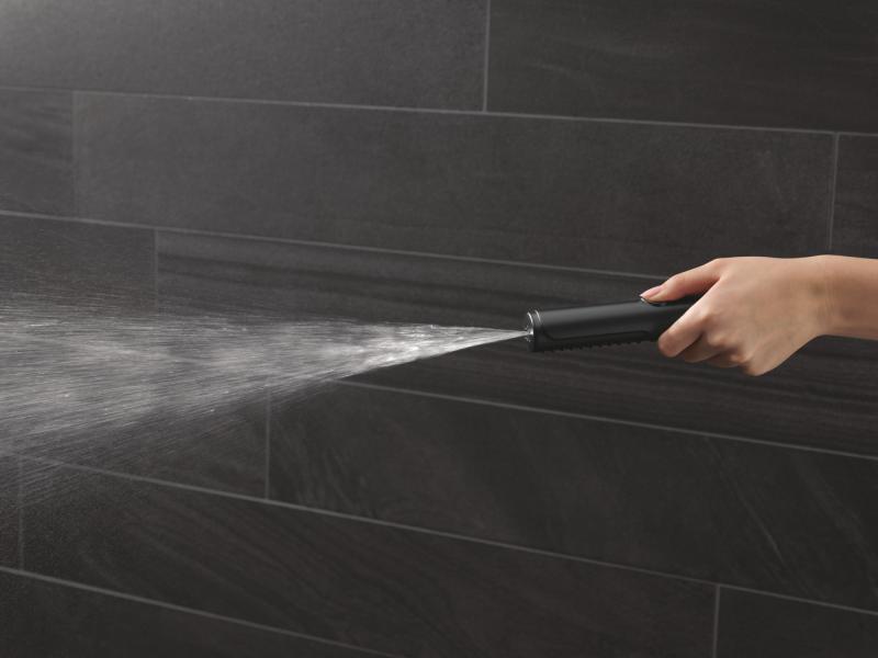 DELTA Universal Showering Components 2-Setting Hand Shower with ProClean Spray – Wall Mount — Matte Black
