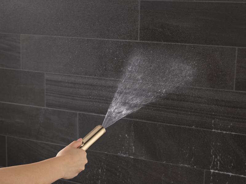 DELTA Universal Showering Components 2-Setting Hand Shower with ProClean Spray – Wall Mount — Lumicoat® Champagne Bronze