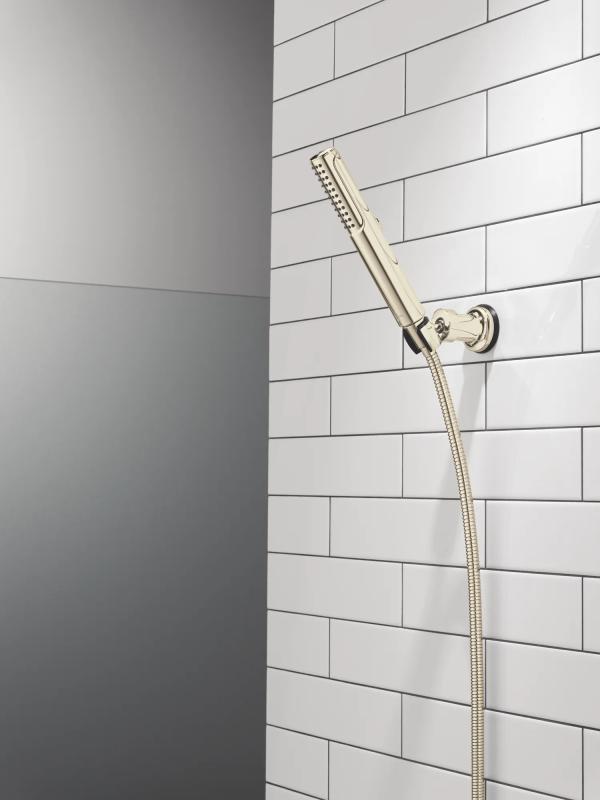 DELTA Universal Showering Components 2-Setting Hand Shower with ProClean Spray – Wall Mount — Lumicoat® Polished Nickel