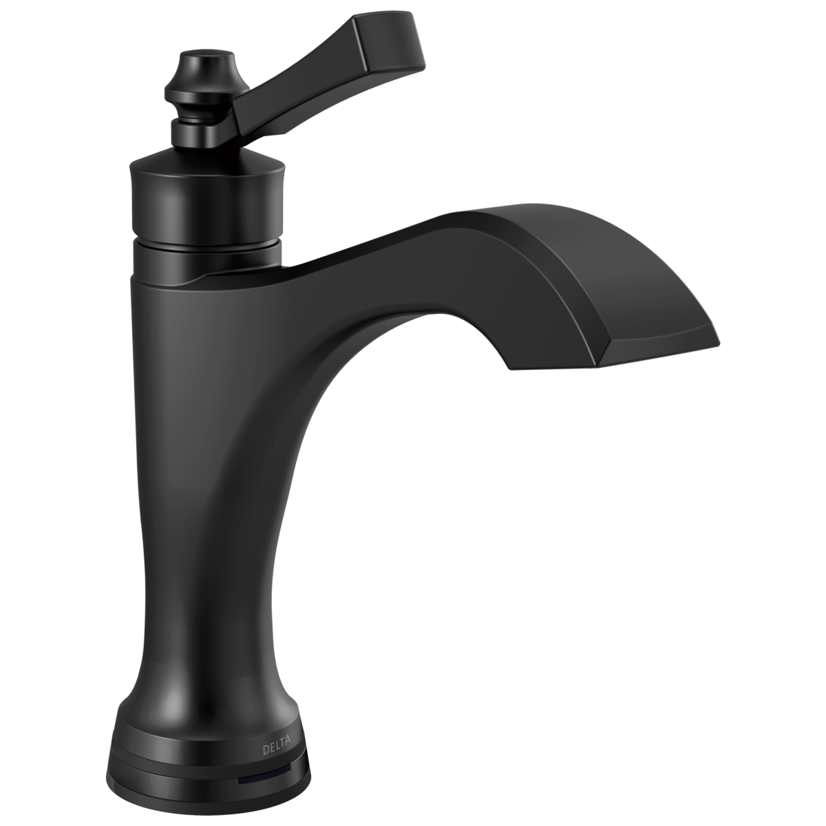 DELTA Dorval Touch2O Bathroom Faucet with Touchless Technology — Matte Black