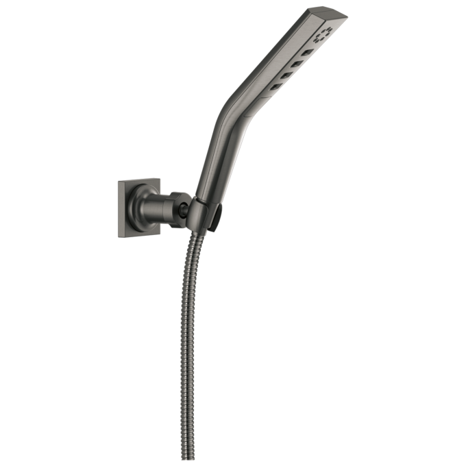 DELTA Universal Showering Components H2OKINETIC 3-Setting Wall Mount Hand Shower — Lumicoat® Black Stainless