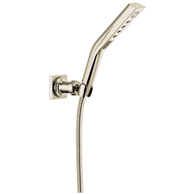 DELTA Universal Showering Components H2OKINETIC 3-Setting Wall Mount Hand Shower — Lumicoat® Polished Nickel