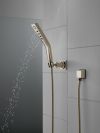 DELTA Universal Showering Components H2OKINETIC 3-Setting Wall Mount Hand Shower — Lumicoat® Polished Nickel