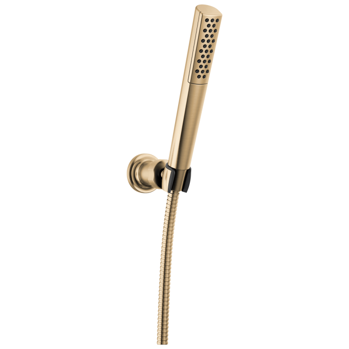 DELTA Universal Showering Components Premium Single-Setting Adjustable Wall Mount Hand Shower — Lumicoat® Champagne Bronze