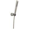 DELTA Universal Showering Components Premium Single-Setting Adjustable Wall Mount Hand Shower — Lumicoat® Stainless