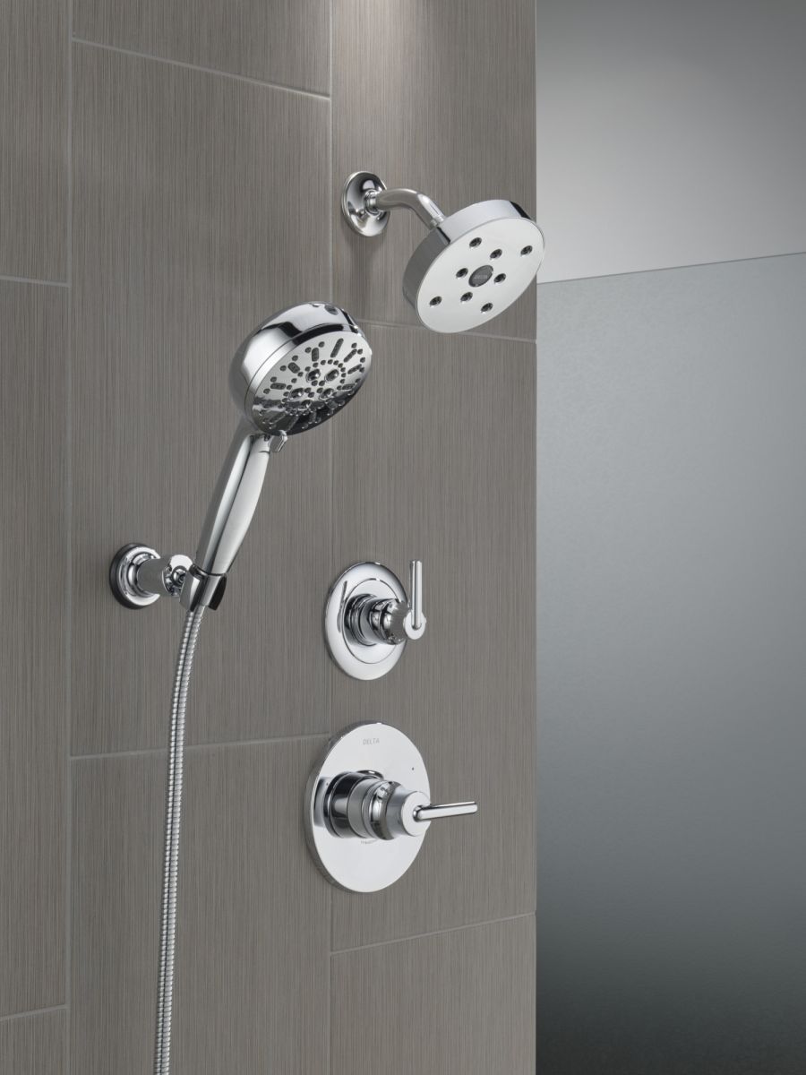 DELTA Trinsic Monitor 14 Series H2OKINETIC Shower Trim — Chrome