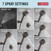 DELTA Universal Showering Components 7-Setting Wall Mount Hand Shower with Cleaning Spray — Venetian Bronze