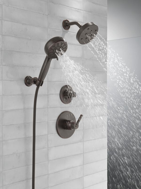 DELTA Trinsic 3-Setting 2-Port Diverter Trim — Venetian Bronze