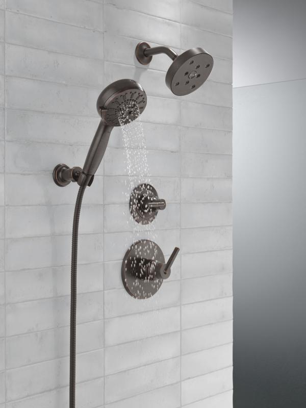 DELTA Trinsic 3-Setting 2-Port Diverter Trim — Venetian Bronze