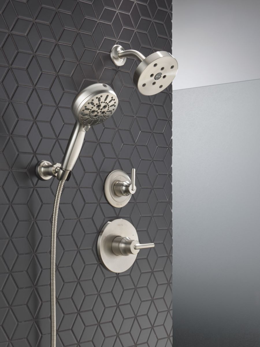 DELTA Trinsic Monitor 14 Series H2OKINETIC Shower Trim — Stainless