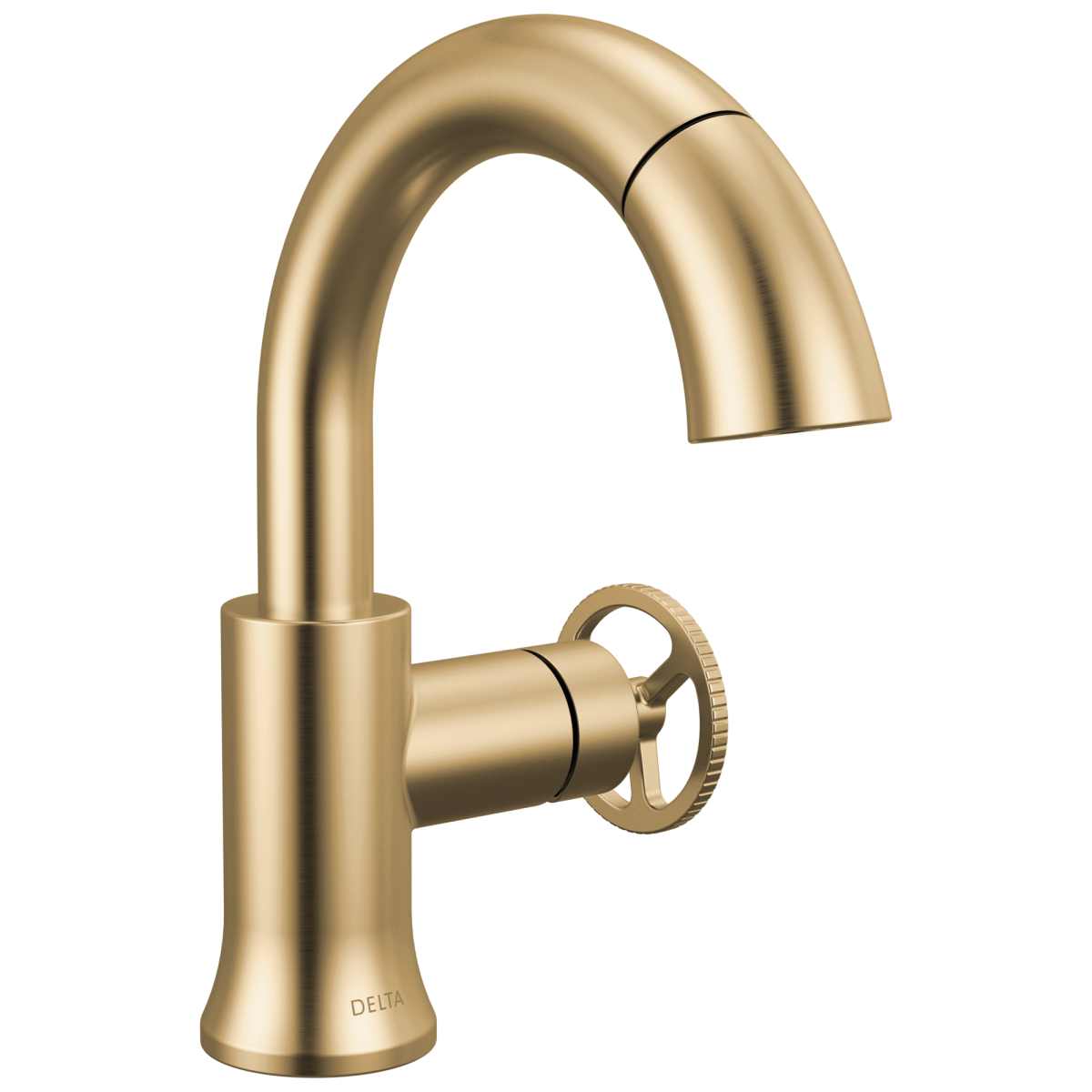 DELTA Trinsic Single Handle Pull-Down Bathroom Faucet — Champagne Bronze