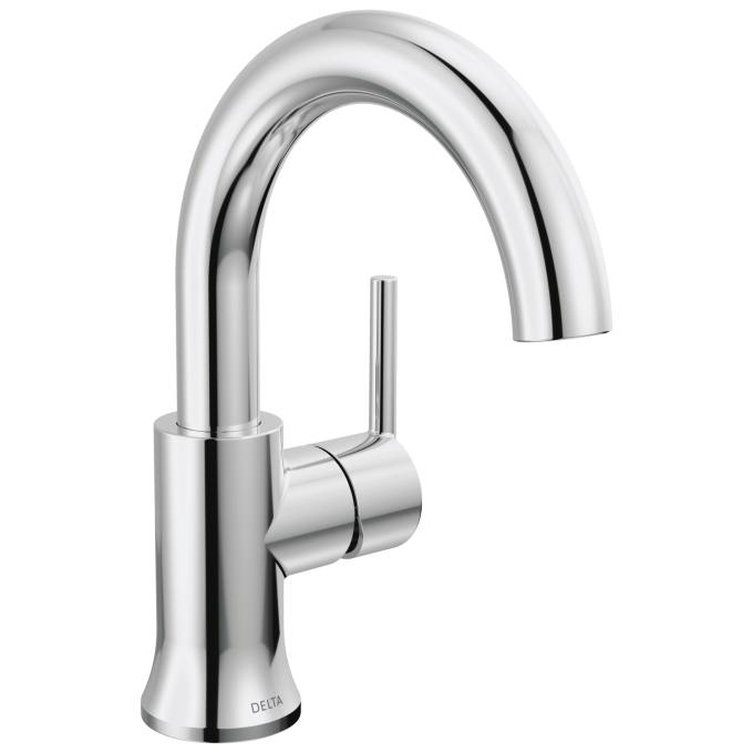 DELTA Trinsic Single Handle High-Arc Bathroom Faucet — Chrome