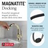 DELTA Trinsic Single Handle Pull-Down Bathroom Faucet — Polished Nickel