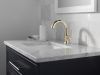 DELTA Trinsic Single Handle Pull-Down Bathroom Faucet — Polished Nickel
