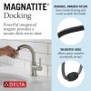 DELTA Trinsic Single Handle Pull-Down Bathroom Faucet — Stainless