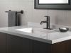 DELTA Trinsic Single Handle Bathroom Faucet — Matte Black