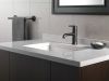 DELTA Trinsic Single Handle Bathroom Faucet — Matte Black