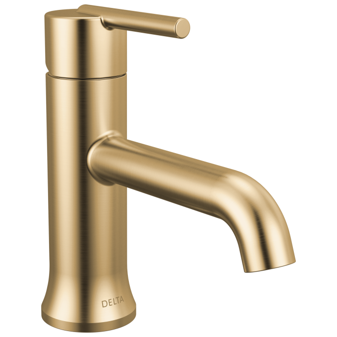 DELTA Trinsic Single Handle Bathroom Faucet — Champagne Bronze